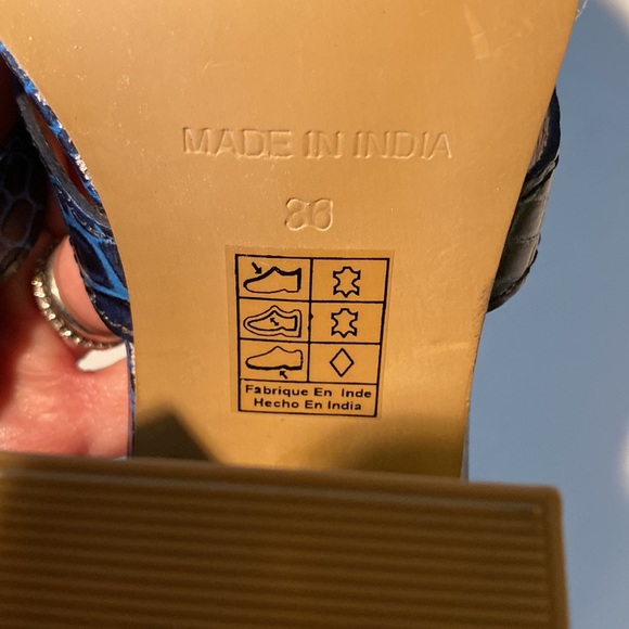 FREE PEOPLE Charlie V Heeled Sandals Size 36/6 NWOB - Picture 9 of 11